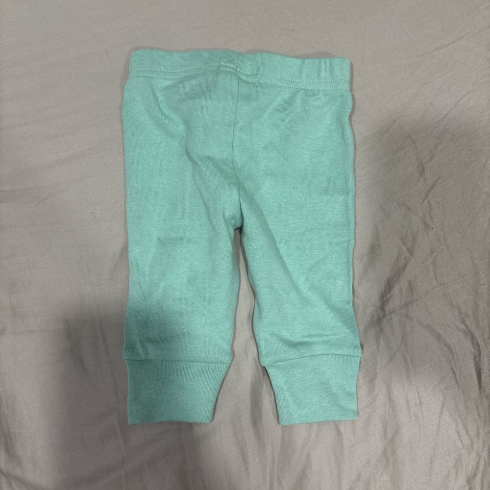 Mint Green Dinosaur Baby Onesie - Picture 2 of 2